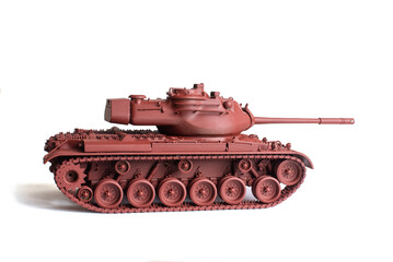 Scale model of old vehicle
