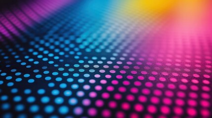 Fototapeta premium Abstract colorful light pattern with vibrant dots and gradients