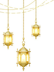 3D Islamic Lantern for Ramadan Decoration