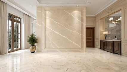 Luxurious Interior Design of a Modern Foyer