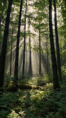 Fototapeta premium morning in the forest