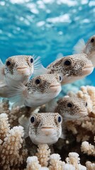 Obraz premium Spotted Fish Portrait