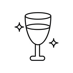 Drink icon vector stock illustration