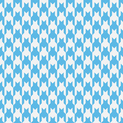 Seamless geometric pattern.  Modern, stylish design in vibrant blue and white. Perfect for backgrounds, textiles, or website design.  Clean lines create a sophisticated, visually appealing texture.