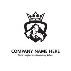 King logo company design vector illustration