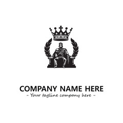 King logo company design vector illustration