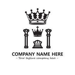 King logo company design vector illustration