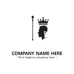 King logo company design vector illustration