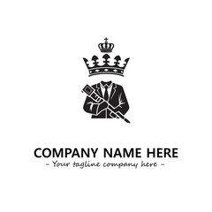 King logo company design vector illustration