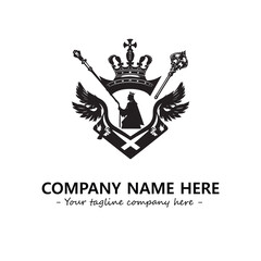King logo company design vector illustration