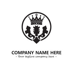 King logo company design vector illustration