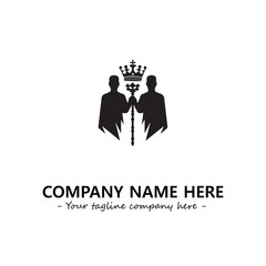 King logo company design vector illustration