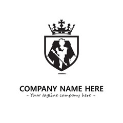 King logo company design vector illustration