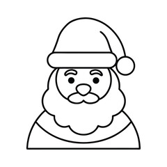 Santa Claus Icon Vector Illustration ? Cartoon, Clipart and Line Art Printable Design 1.eps