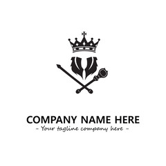 King logo company design vector illustration