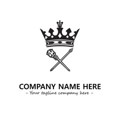 King logo company design vector illustration