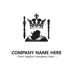 King logo company design vector illustration