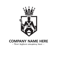 King logo company design vector illustration