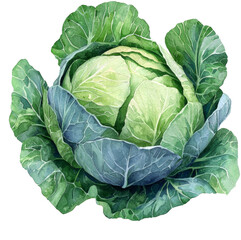 Obraz premium head of cabbage