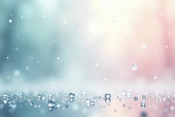 Obraz premium Gentle rain, soft misty texture on bright white backdrop , weather, nature