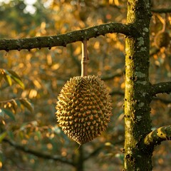 durian on a tree