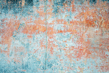 Textured surface of old painted wall as abstract background.