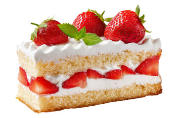 Delicious strawberry dessert treat