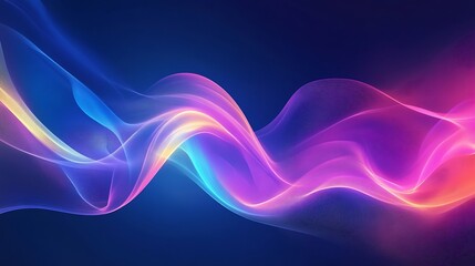 Abstract colorful wave flow