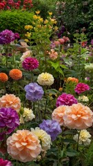 Fototapeta premium colorful flower garden