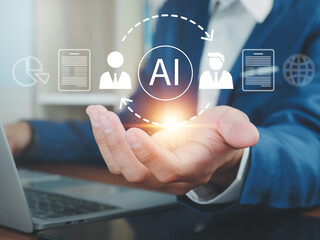 Business information exchange, information exchange or changes in AI technology, access to document files, company agreements through modern work tools.