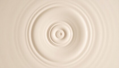 Fototapeta premium Rippling waves in liquid abstract art studio setting minimalist design close-up view flow dynamics