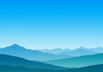 Obraz premium Azure Horizons: Dawn's Embrace
