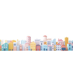 3D city on transparent png background