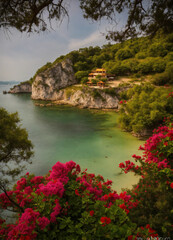 Fototapeta premium lake and mountains