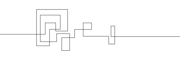 Hand-Drawn Scribbles of Tangled Intertwined Lines in Different Shapes and Size. Editable Line. Adjustable&nbsp;Stroke&nbsp;Width . Vector Illustration . EPS 10 . 
