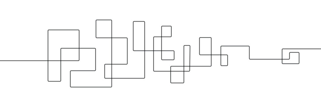Hand-Drawn Scribbles of Tangled Intertwined Lines in Different Shapes and Size. Editable Line. Adjustable Stroke Width . Vector Illustration . EPS 10 . 