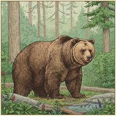 Forest Colossus: Grizzly Majesty