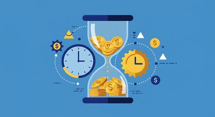 Time is Money: Conceptual Illustration of Financial Time Management