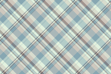 Room pattern tartan fabric, stage vector plaid textile. Pixel check seamless texture background in pastel and grey colors.