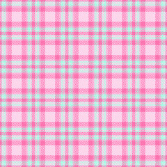 November background textile seamless, winter texture plaid check. Fur vector tartan fabric pattern in pink and light colors.