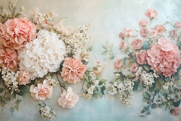 Heartfelt Mother's Day Greeting Card with Flowers