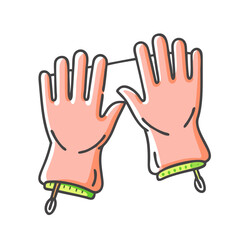 garden gloves drying icon, garden gloves drying vector illustration-simple illustration of garden gloves drying, perfect for garden gloves drying logos and icons