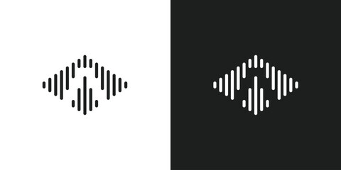 Letter A for Audio Logo Design
