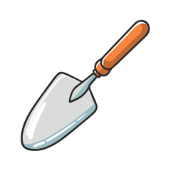 garden trowel icon, garden trowel vector illustration-simple illustration of garden trowel, perfect for garden trowel logos and icons
