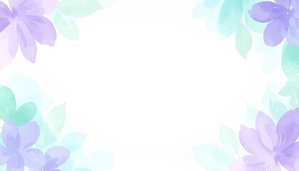 Fototapeta premium Floral background design digital art colorful flowers creative environment visual art aesthetic concept