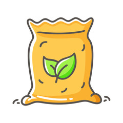 mulch bag icon, mulch bag vector illustration-simple illustration of mulch bag, perfect for mulch bag logos and icons