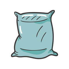 mulch bag icon, mulch bag vector illustration-simple illustration of mulch bag, perfect for mulch bag logos and icons