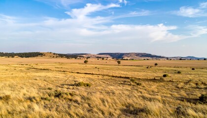 Obraz premium Expansive landscape view rural area scenic photography natural environment wide angle serenity in nature