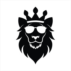 lion head vector illustration