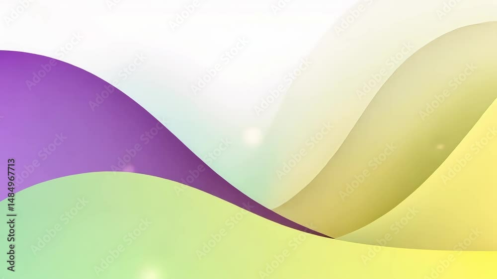 Poster soft colorful waves abstract background with gentle gradients and light elements